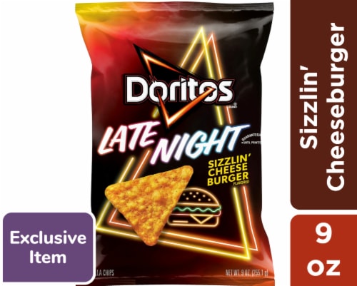 DORITOS LATE NIGHT SIZZLIN CHEESE BURGER