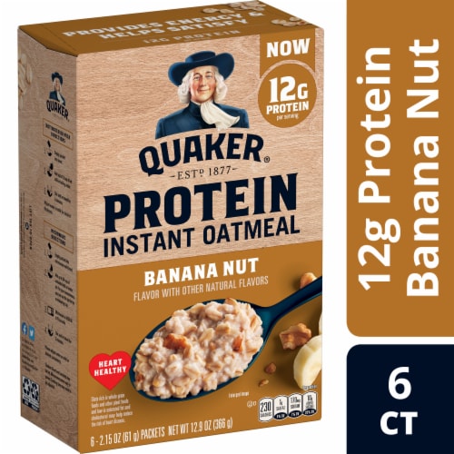 QUAKER INSTANT OATMEAL PROTEIN BANANA NU