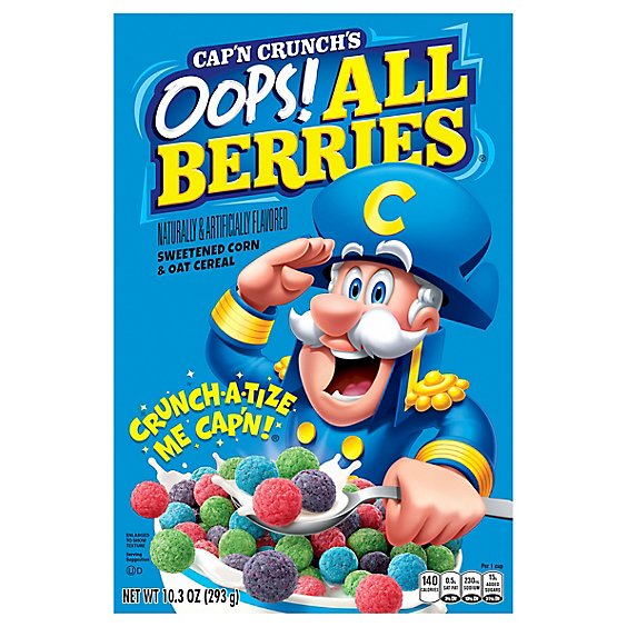 CAPN CRUNCHS OOPS ALL BERRIES 10.3OZ