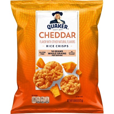 QUAKER RICE CRISPS CHEDDAR