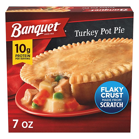BANQUET TURKEY POT PIE 7OZ