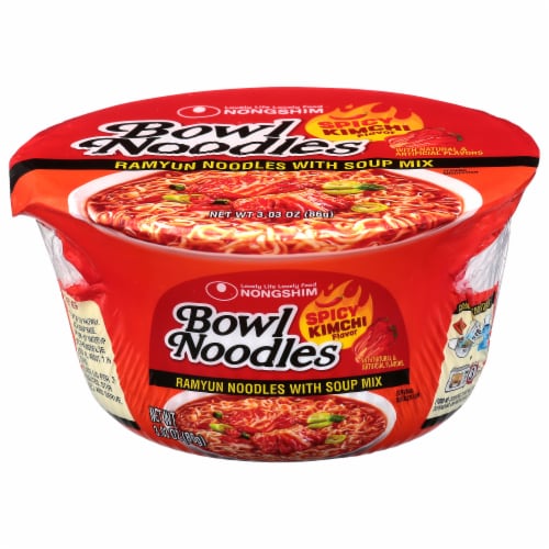 NONGSHIM BOWL NOODLES SPICY KIMCHI