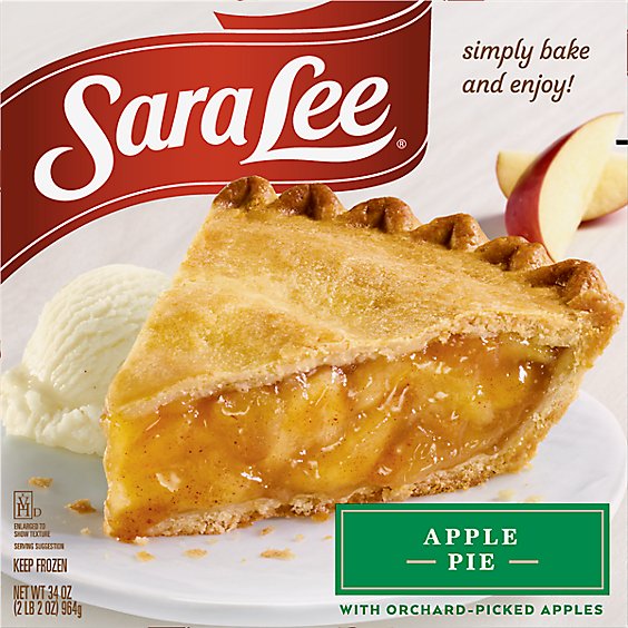 SARA LEE APPLE PIE 34OZ