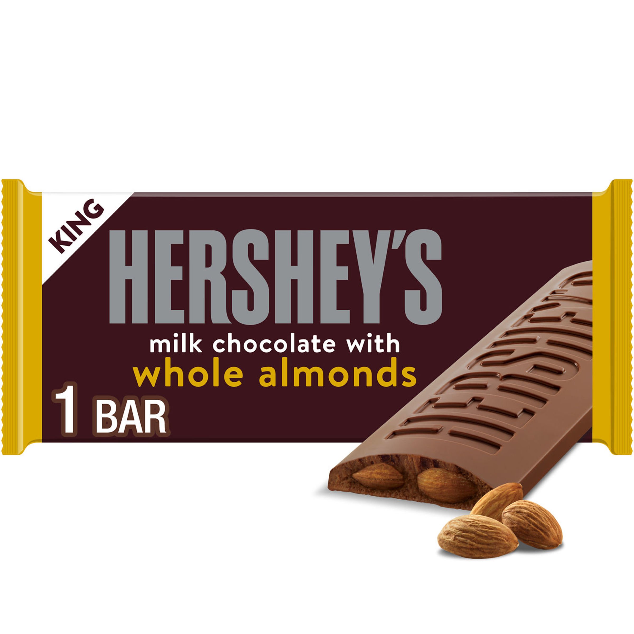 HERSHEYS WITH WHOLE ALMONDS KING