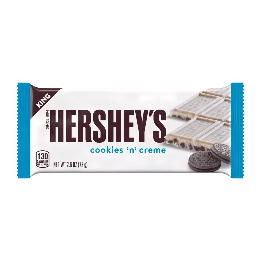 HERSHEYS COOKIES N CREME KING SIZE