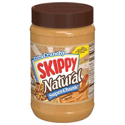 SKIPPY SUPER CHUNK PEANUT BUTTER 40OZ