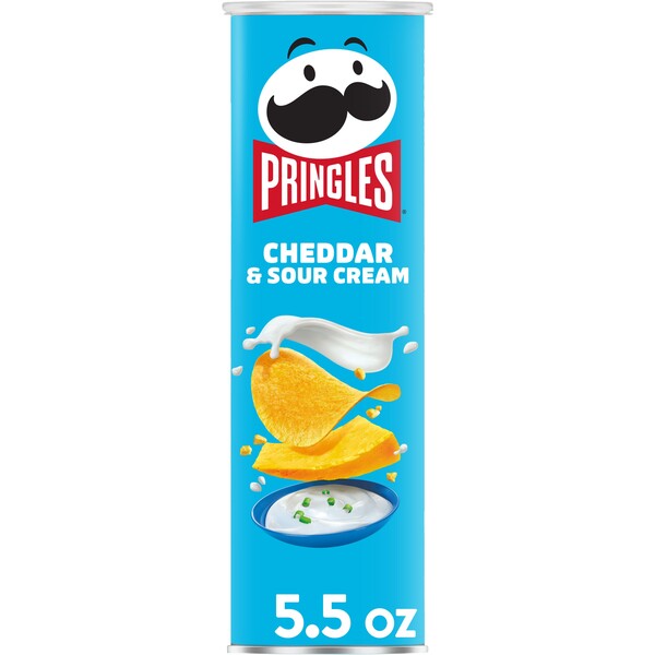 PRINGLES CHEDDAR SOUR CREAM 5.5 OZ
