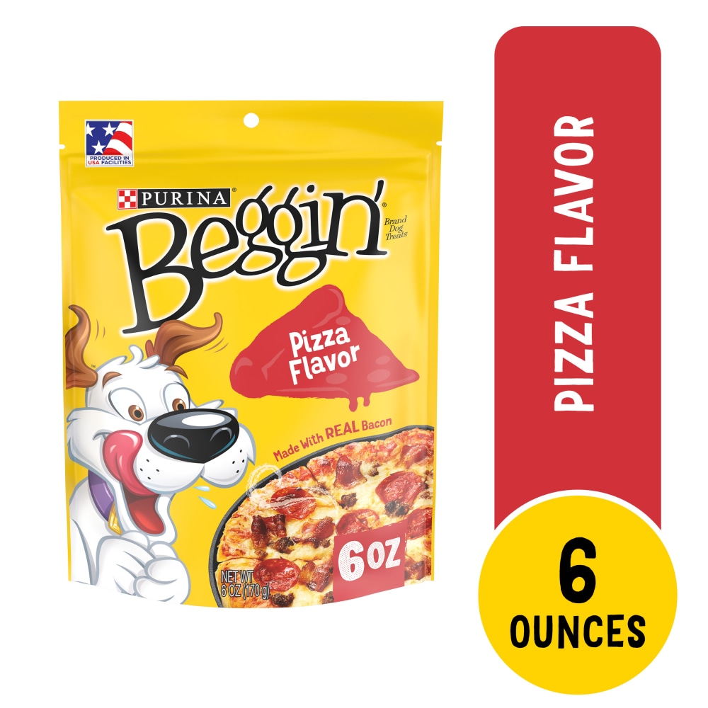 PURINA BEGGIN DOG TREATS PIZZA 6OZ
