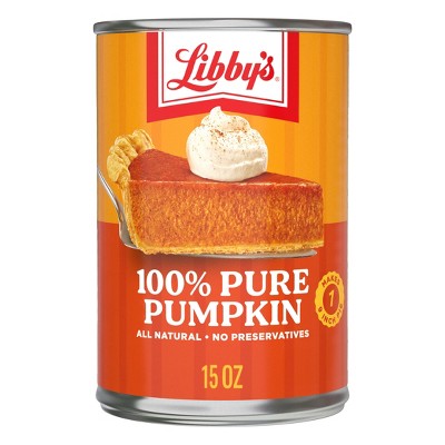 LIBBYS PUMPKIN 15OZ