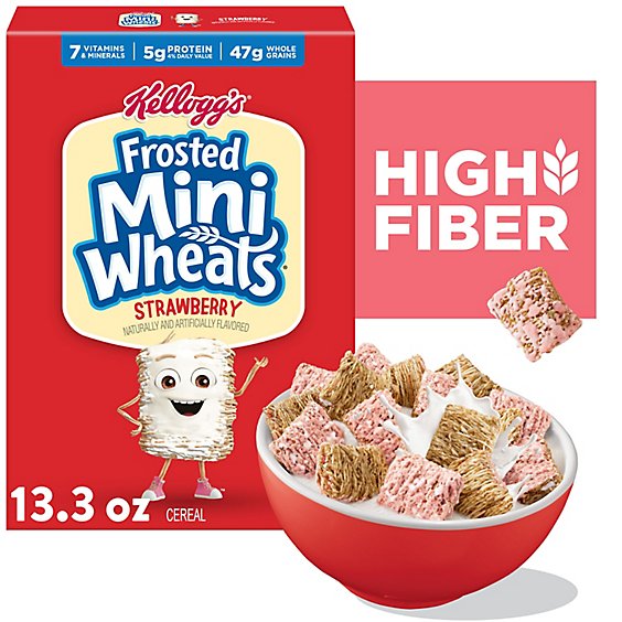 FROSTED MINI WHEATS STRAWBERRY 16OZ