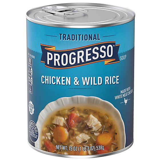 PROGRESSO CHICKEN & WILD RICE 19OZ