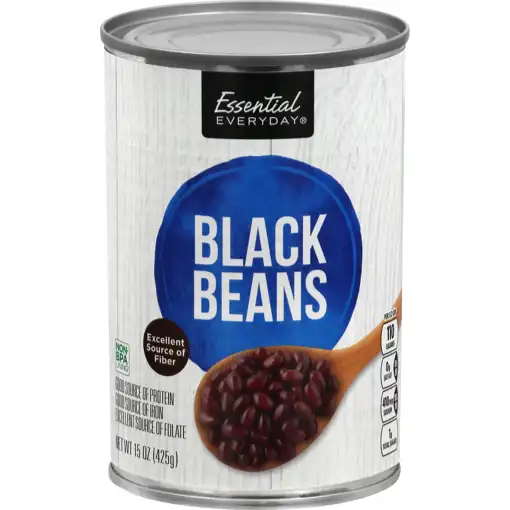 ESSENTIAL EVERYDAY BLACK BEANS 15OZ