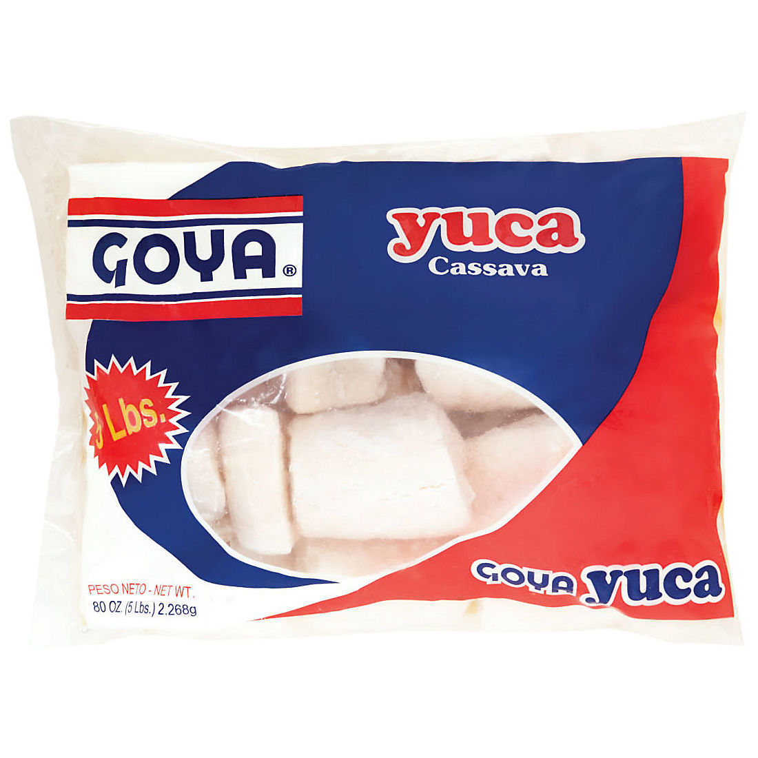 GOYA YUCA FROZEN 5LB