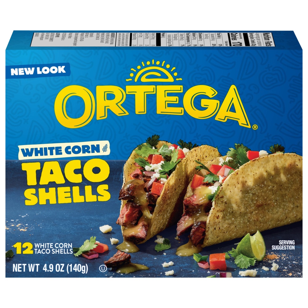 ORTEGA TACO SHELLS WHITE 12P