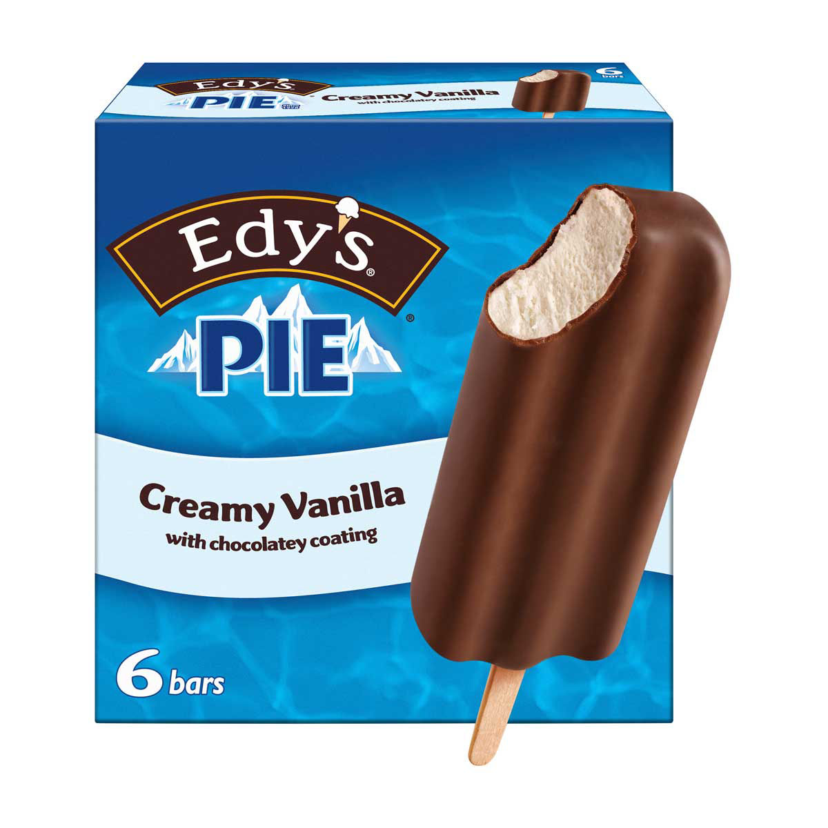 EDYS PIE VANILLA BARS 6P