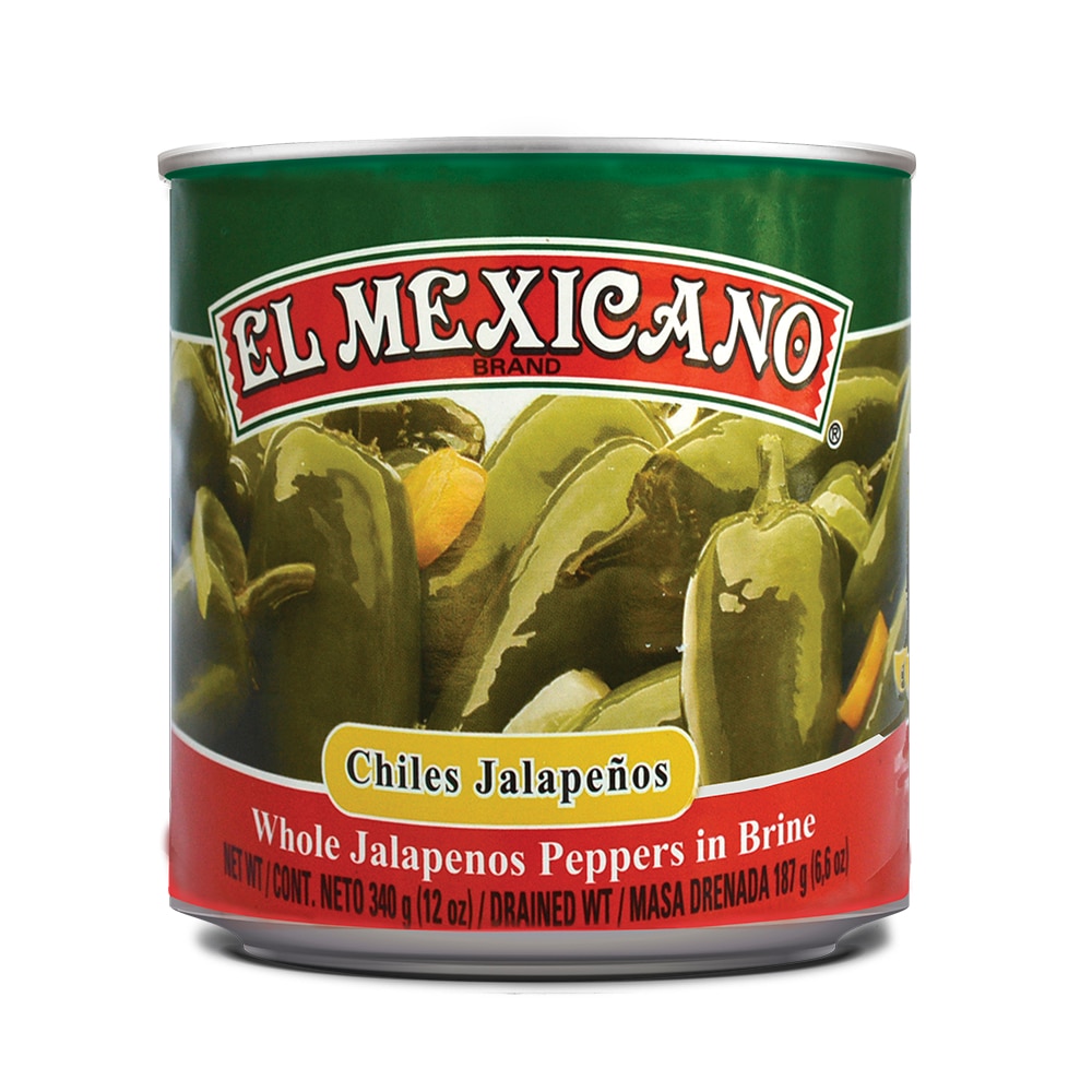 EL MEXICANO WHOLE JALAPENOS 12OZ