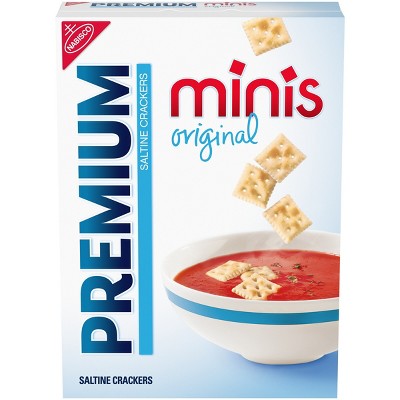 PREMIUM SALTINE CRACKERS MINIS 11OZ