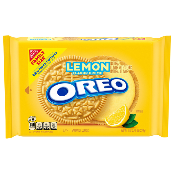 OREO GOLDEN LEMON CREME FAMILY 18.OZ