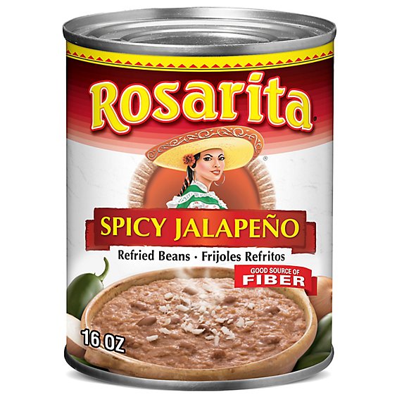 ROSARITA SPICY JALAPENO REFRIED BEANS