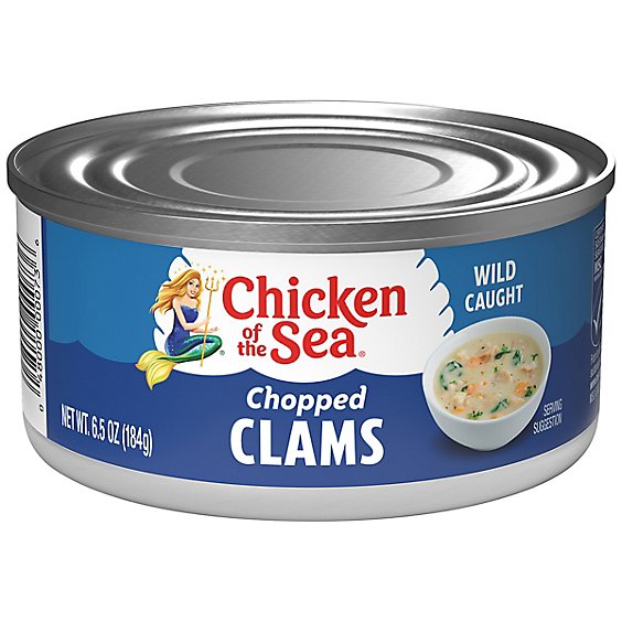 CHICKEN OF THE SEA CHOPPED CLAMS 6.5OZ