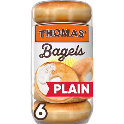 THOMAS BAGELS PLAIN 20OZ