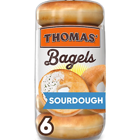 THOMAS BAGELS SOURDOUGH