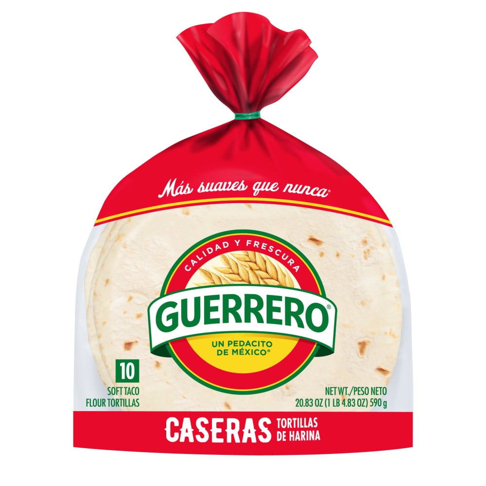 GUERRERO CASERAS TORTILLAS 10P 20.83OZ