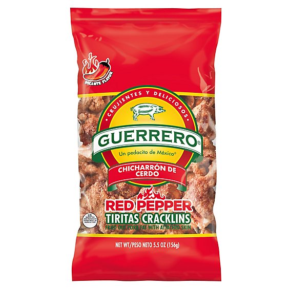 GUERRERO RED PEPPER CRACKLINS 5.5OZ