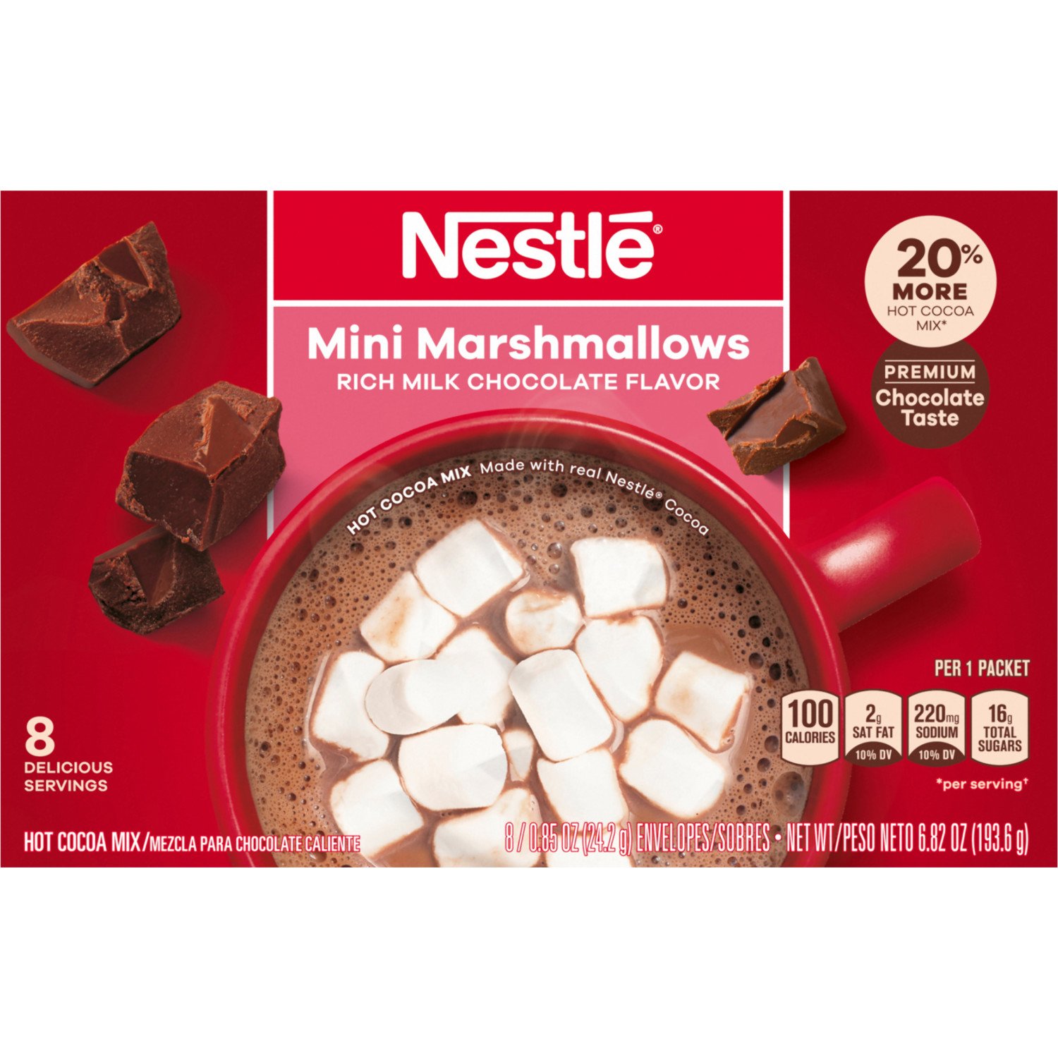 NESTLE MINI MARHSMALLOWS HOT COCOA 8P