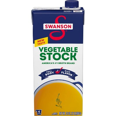 SWANSON VEGETABLE STOCK 32OZ