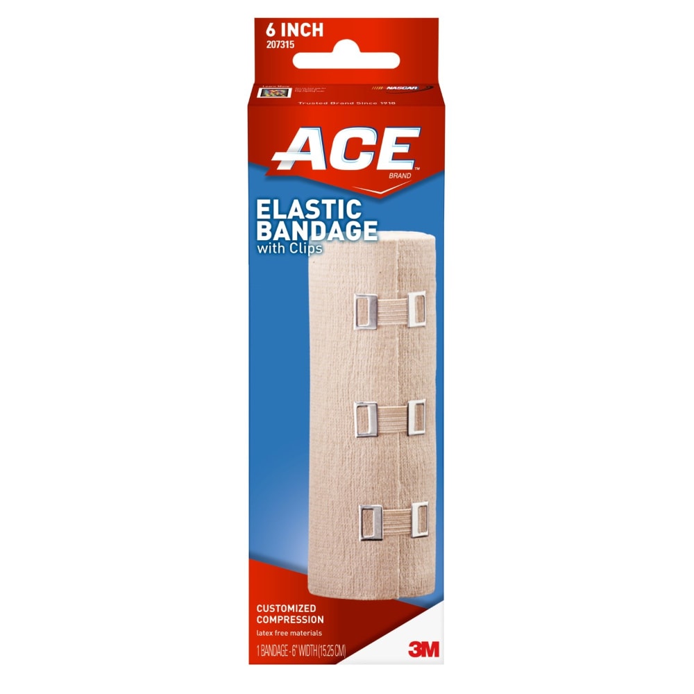 ACE ELASTIC BANDAGE WITH CLIPS 1C