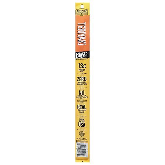 TILLAMOOK SMOKED SAUSAGE TERIYAKI 1.44OZ