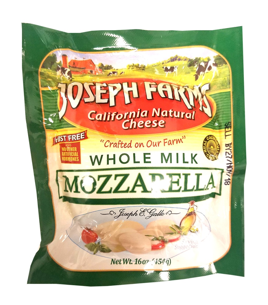 JOSEPH FARMS WHOLE MILK MOZZARELLA 16OZ