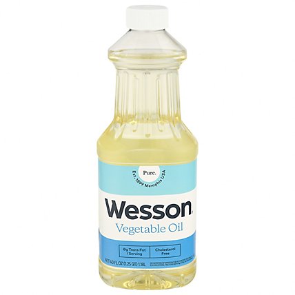 WESSON VEGETABLE OIL 40OZ