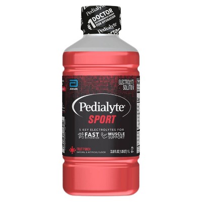 PEDIALYTE SPORT FRUIT PUNCH 33.8OZ