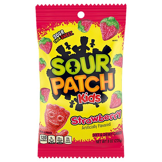 SOUR PATCH KIDS STRAWBERRY 8OZ