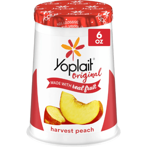 YOPLAIT HARVEST PEACH 6OZ