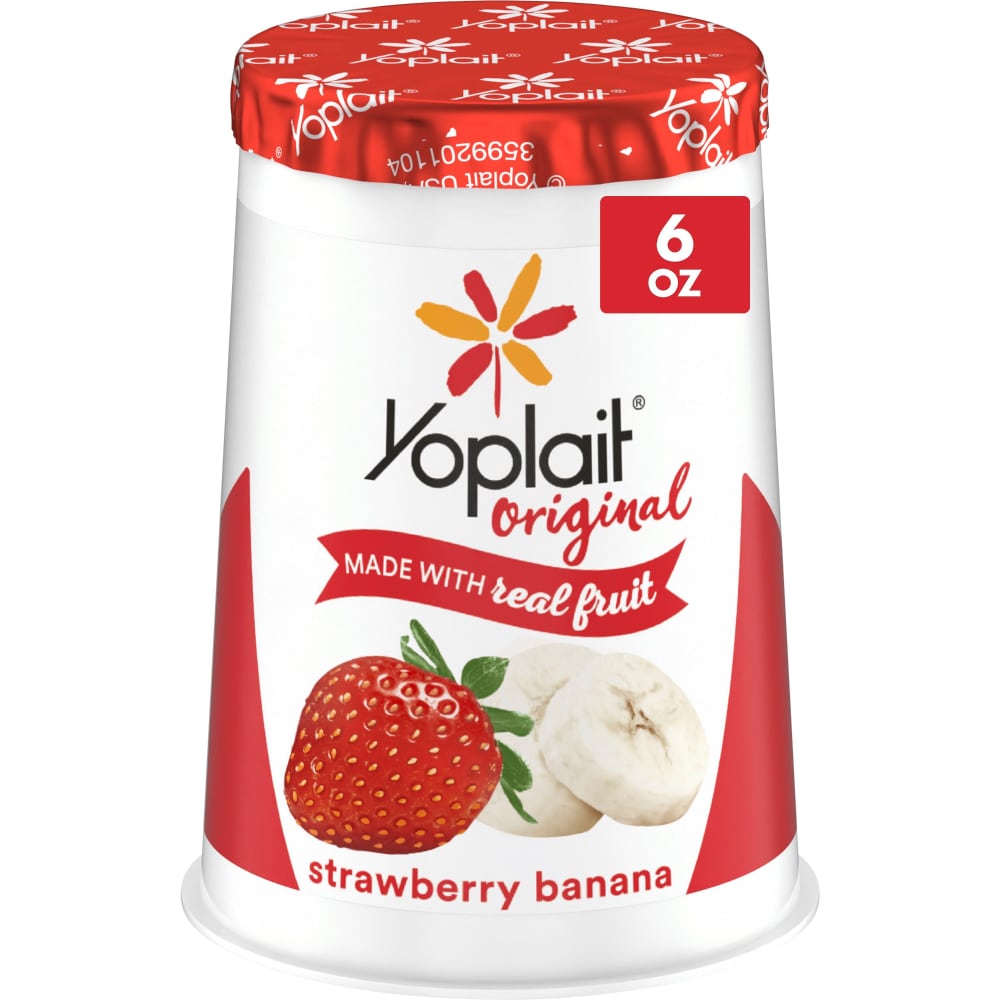 YOPLAIT STRAWBERRY BANANA 6OZ