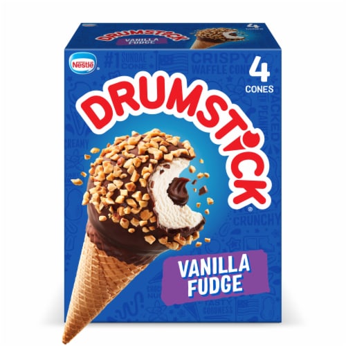 NESTLE DRUMSTICK VANILLA FUDGE 4P