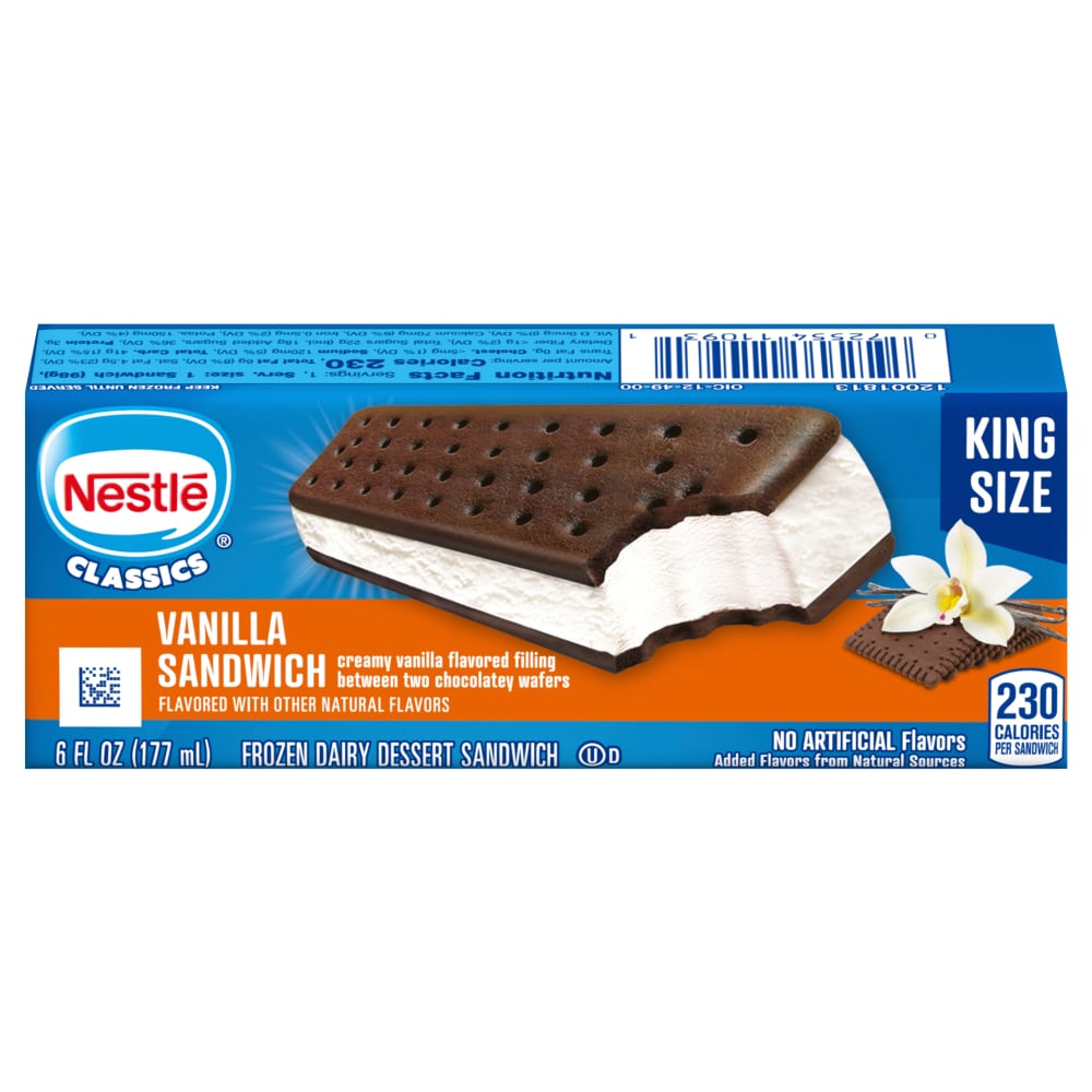 NESTLE ICE CREAM SANDWICH KING SIZE