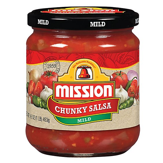 MISSION CHUNKY SALSA MILD 16OZ