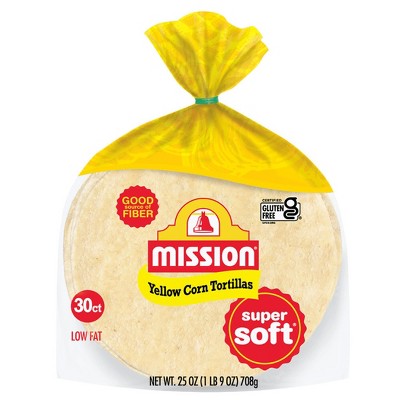 MISSION YELLOW CORN TORTILLAS 30P 25OZ