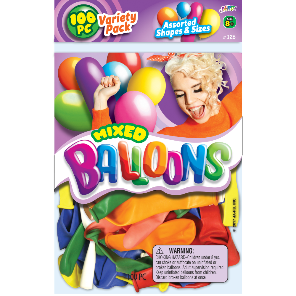 JARU MIXED BALLOONS 100P