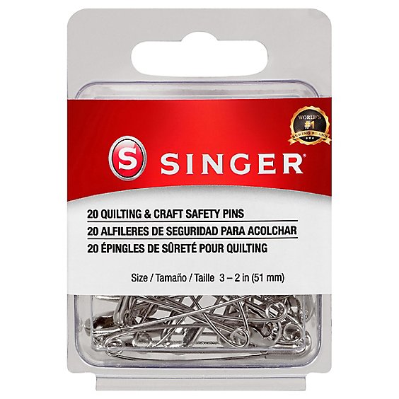 SINGER SAFETY PINS 20P