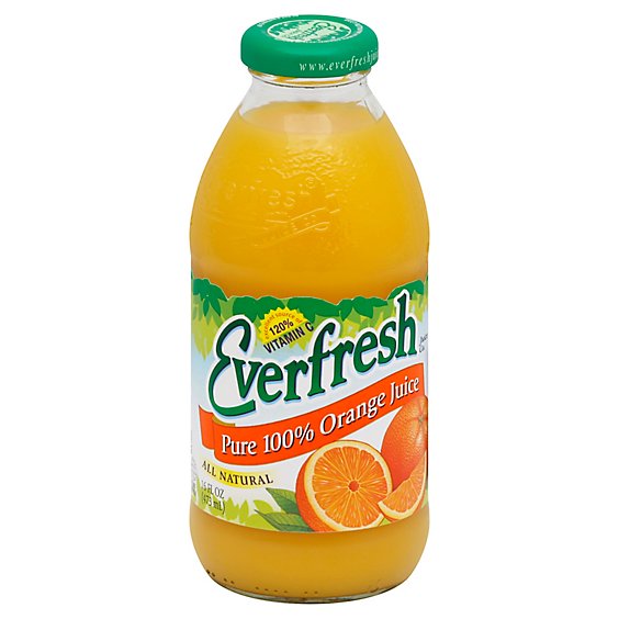 EVERFRESH PURE 100% ORANGE JUICE 16