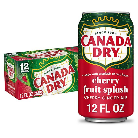 CANADA DRY FRUIT SPLASH 12P