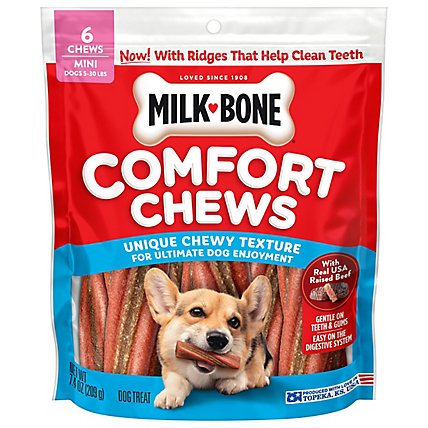 MILK BONE COMFORT CHEWS BEEF 7.4OZ