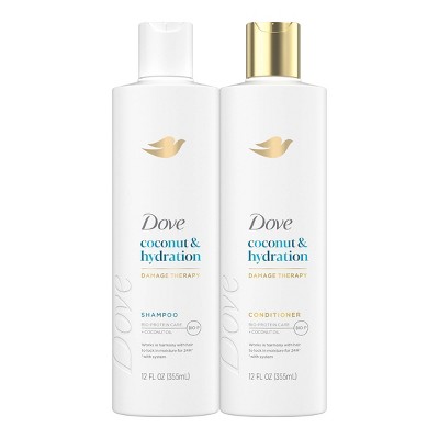 DOVE COCONUT & HYDRATION SHAMPOO 12OZ