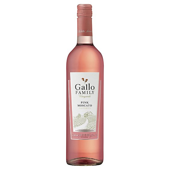 GALLO FAMILY PINK MOSCATO 750ML