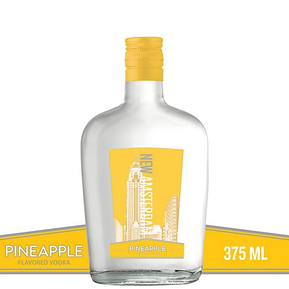 NEW AMSTERDAM VODKA PINEAPPLE 375ML
